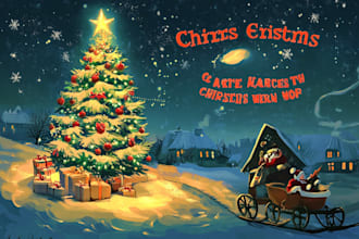 design christmas and halloween cards