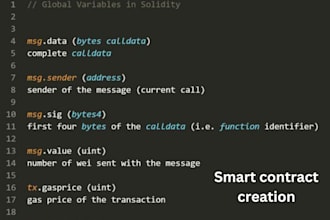 create and deploy smart contracts using solidity erc20, erc721 and erc1155