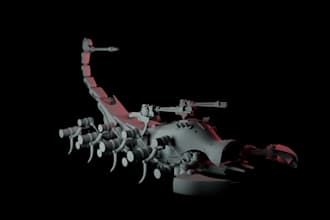 make 3d hard surface modeling