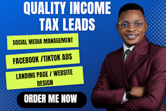 tax preparation leads income tax leads tax preparation website tax leads