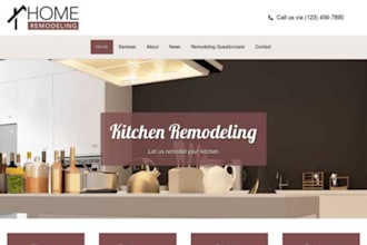 design construction website, contractor, hvac, remodeling, construction website