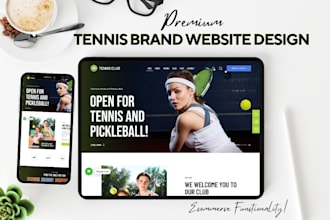 build pickleball shopify padel tennis club store racket sports equipment website