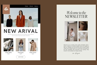 design a custom mailchimp email template newsletter for your business