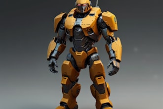 draw your mecha gundam robot