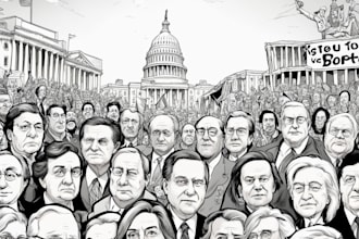 create political and editorial cartoon