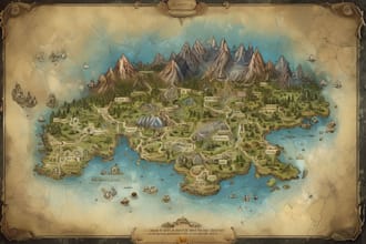 make your fantasy map for rpg, novels and games