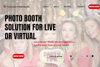 build photo booth website party rental 360 photo booth online booking website
