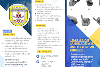 make a poster, logo, flyer or invitation card
