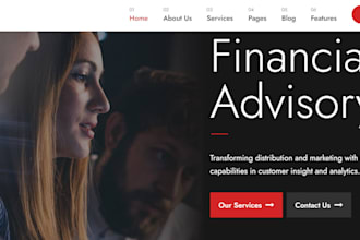 design financial tax advisor tax website financial advisor consultancy website