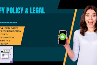 write shopify legal pages privacy policy terms and conditions of service