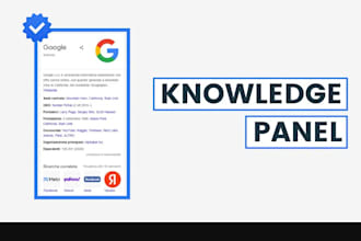 make google knowledge panel for person and business