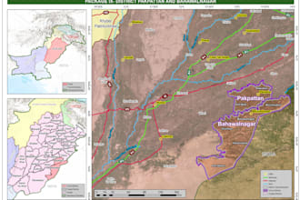 do gis maps,remote sensing,spatial analysis in arcgis qgis and research report