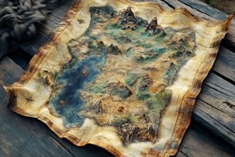 make a fantasy map for rpg fantasy dnd novels board game