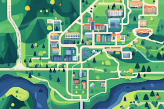 do vector map illustration and event map