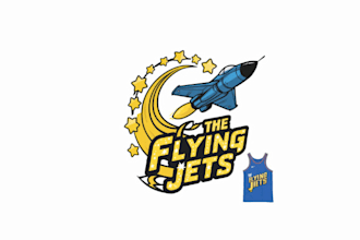 design extraordinary flying jet logo