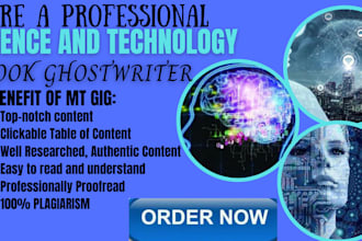 write unique content for your science and technology ebook