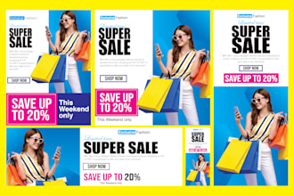 design google display ads, web banner, shopify banner, affiliate banner