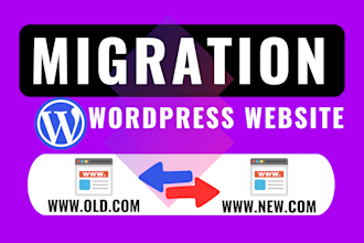 migrate wordpress website move wordpress within 2 hour
