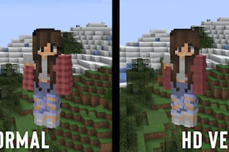 make your minecraft skin or hd skin