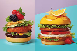 make a food pop art of your food