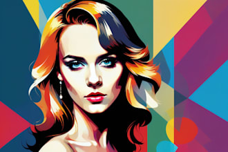 turn your photo digital wpap pop art portrait