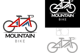 do an excellent motorbike, biker, and mountain bike logo