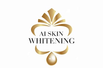 design appealing skin whitening logo