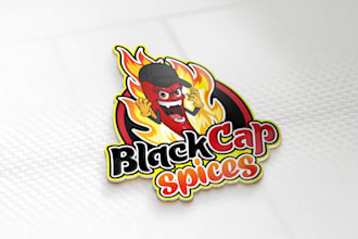 do a spicy chili food logo design fiery and flavorful
