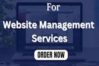 be your website manager, website maintenance website, management