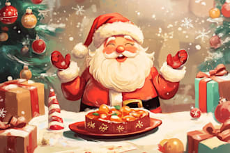 make  amazing christmas card or invitation card design