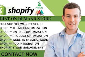 print on demand shopify dropshipping website shopify print on demand pod website