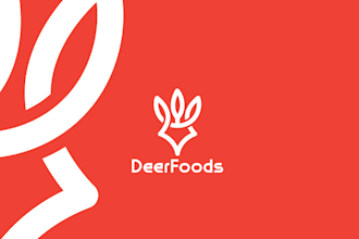 design modern minimalist logo and brand guidelines