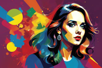 make professional wpap pop art portrait