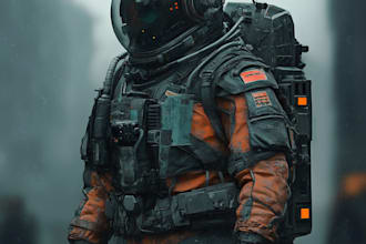 do sci fi mech, robot and creature concept models