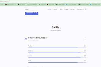 create a java backend or program for you