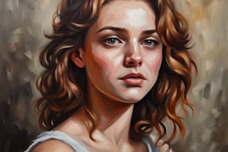 paint a unique oil painting portrait for you