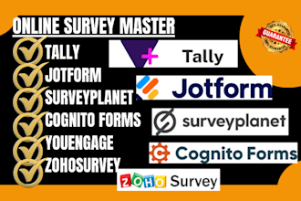 create tally jotform surveyplanet cognito form youengage zohosurvey formsapp vas
