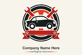 design dynamic car service logo for your business