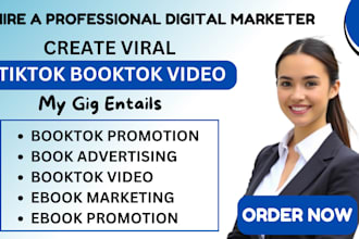 do viral tiktok booktok video book marketing kdp marketing tiktok book promotion