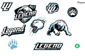 design mascot, cartoon or sports logo for club, team, t shirts, merch apparel
