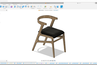 design  furniture with drawings for cnc manufacturing in fusion 360