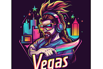 design genuine mascot logo for your music or nightclub