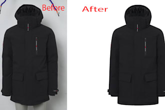 do professional ghost mannequin and invisible man effect for appare