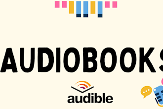 professionally narrate and edit audiobook for audible