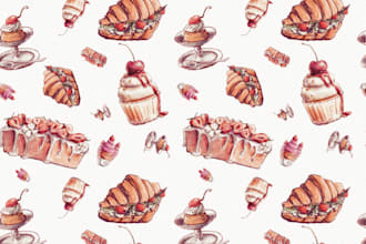 create unique digital seamless patterns for your brand