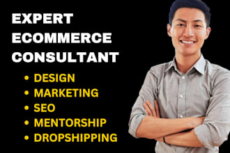 be your expert ecommerce shopify, wix marketing coach, mentor and consultant