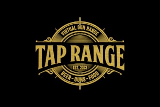 design vintage bar and food logo rustic nostalgic authentic
