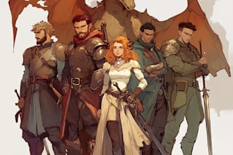 make a dnd character or dnd party