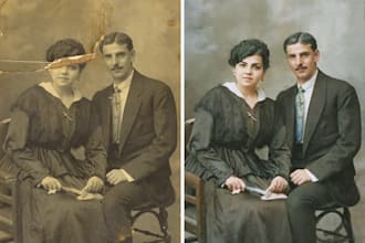 restore, enhance, colorize and sharpen your images