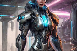 create fantasy, sci fi, character